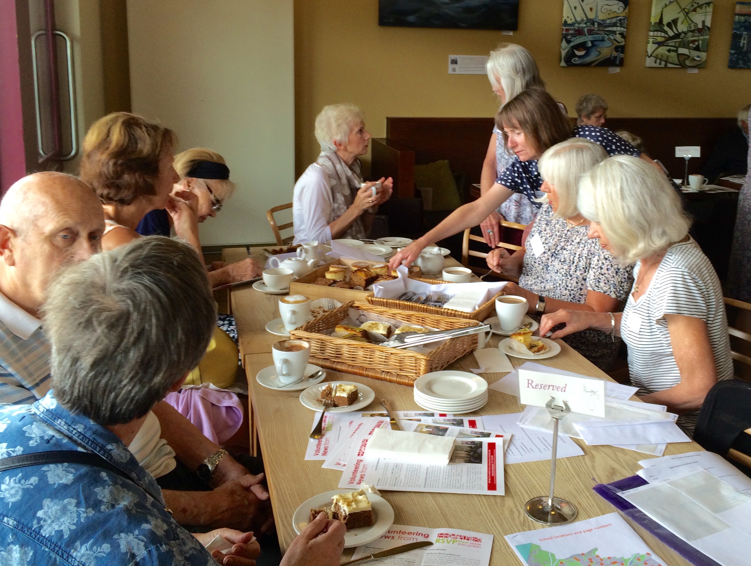 RSVP coffee and cakes H